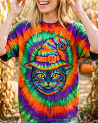 WICKED SPIRAL CAT WITCH HALLOWEEN ALL OVER PRINT - TYQY2708266