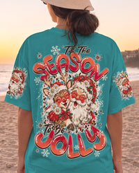 SEASON TO BE JOLLY SANTA CHRISTMAS ALL OVER PRINT - TY2409261