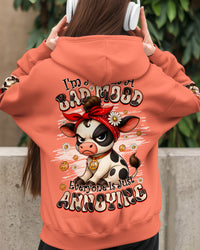 I'M NOT IN A BAD MOOD COW ALL OVER PRINT - TYQY0110292