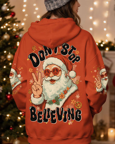 DON'T STOP BELIEVING SANTA CHRISTMAS ALL OVER PRINT - TYQY0511251