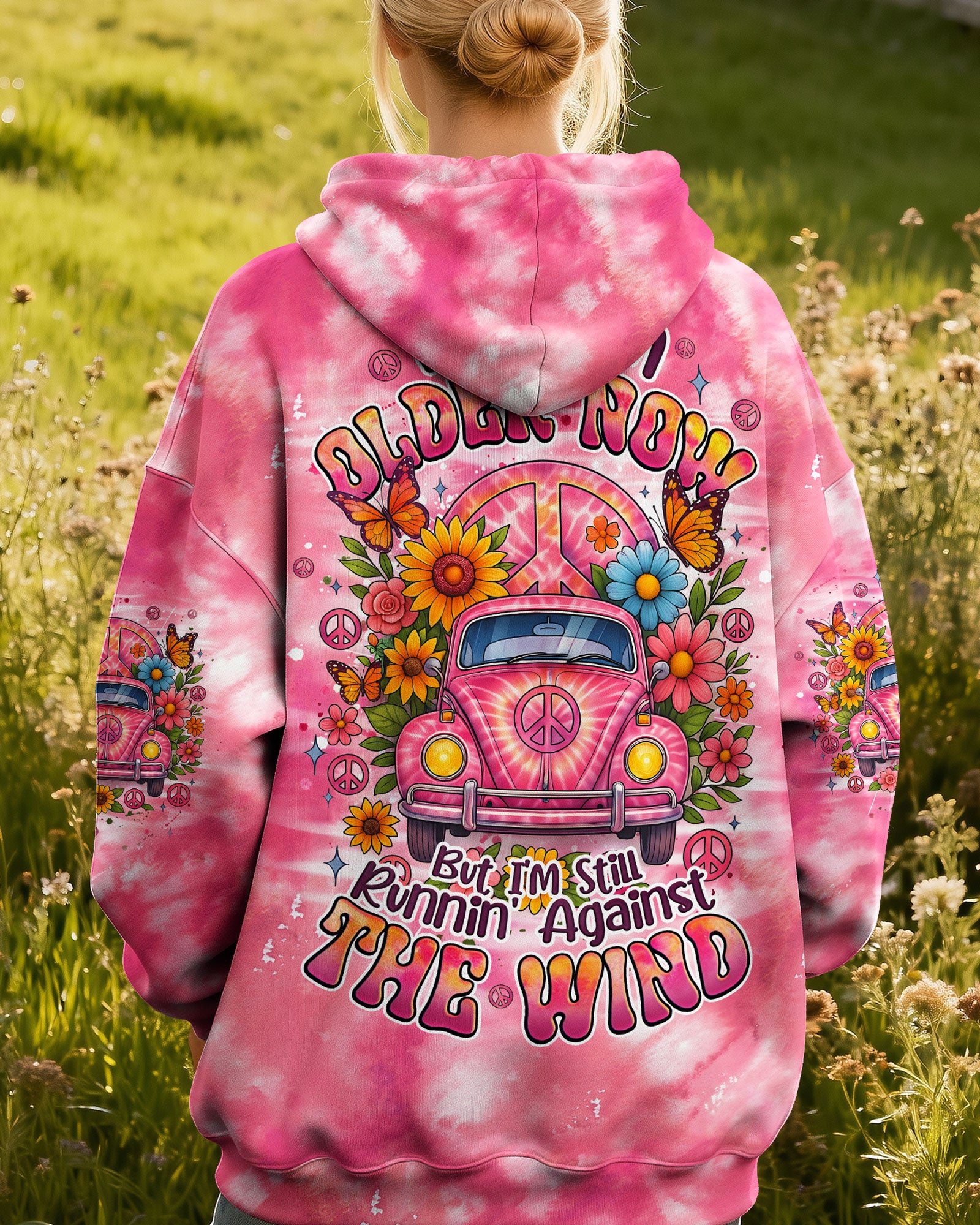 RUNNING AGAINST THE WIND CAR TIE DYE ALL OVER PRINT - TYQY2511251