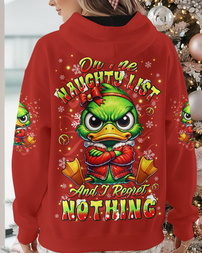 ON THE NAUGHTY LIST DUCK CHRISTMAS ALL OVER PRINT - YHLN1211251