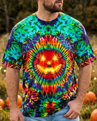 SPOOKY PUMPKIN HALLOWEEN SWIRL ALL OVER PRINT - TYQY1809269