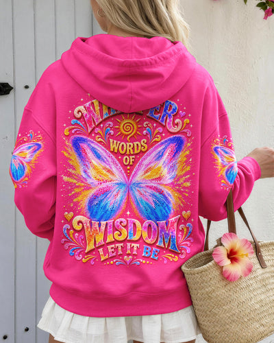 WHISPER WORDS OF WISDOM LET IT BE BUTTERFLY ALL OVER PRINT - YHLN3009261