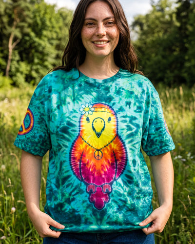 GROOVY PARROT SWIRL ALL OVER PRINT - TYQY2809262
