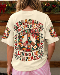 IMAGINE ALL THE PEOPLE LIVING LIFE IN PEACE CHRISTMAS ALL OVER PRINT - YHLN2010261