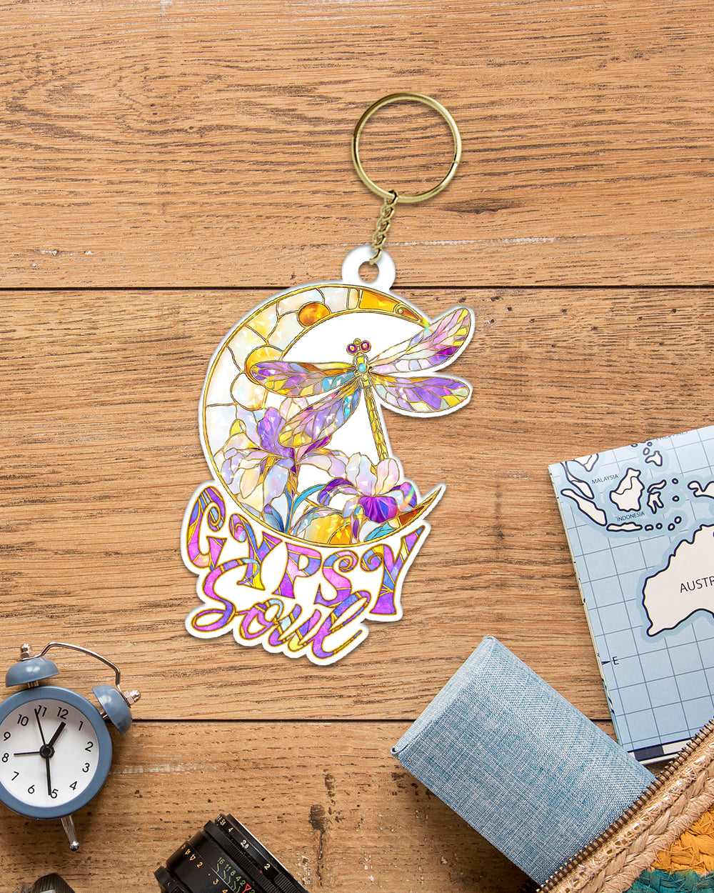 GYPSY SOUL DRAGONFLY ORNAMENT & KEYCHAIN - TYTD1109254