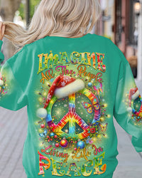 IMAGINE ALL THE PEOPLE LIVING LIFE IN PEACE CHRISTMAS ALL OVER PRINT - TLNZ0211233