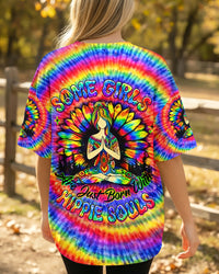 SOME GIRLS ARE JUST BORN WITH HIPPIE SOULS ALL OVER PRINT - YHHG2602261