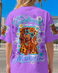 BEST DACHSHUND MOM DOG EVER ALL OVER PRINT - TY1805261