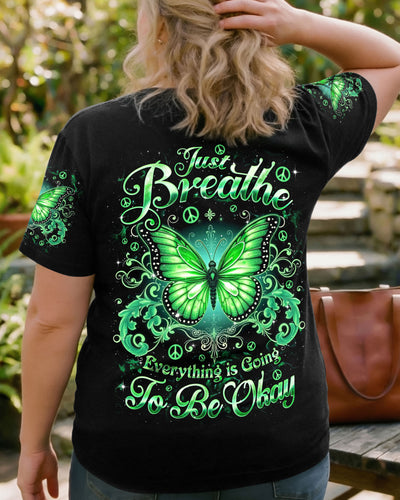 JUST BREATHE BUTTERFLY ALL OVER PRINT - TYQY2803262