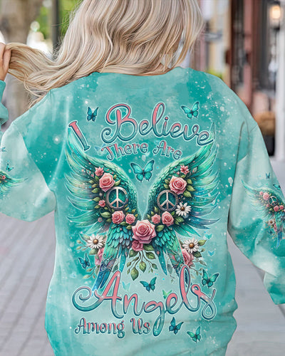 I BELIEVE THERE ARE ANGELS AMONG US WINGS ALL OVER PRINT - TLNZ2012231