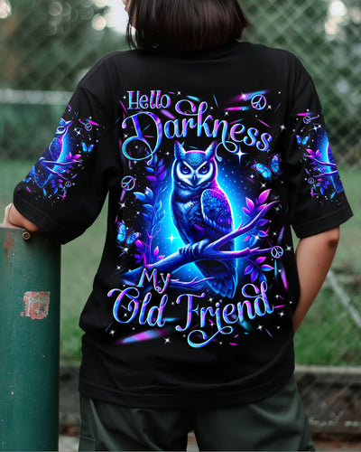 HELLO DARKNESS MY OLD FRIEND OWL ALL OVER PRINT - YHLN1709253