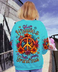 OLD HIPPIES MAKE GROOVY GRANDMAS ALL OVER PRINT - TLNZ1508231