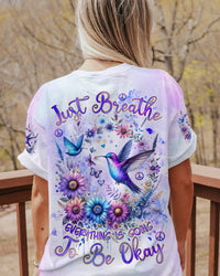 JUST BREATHE HUMMINGBIRD ALL OVER PRINT - TLNZ1311231