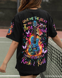 GIVE ME THE BEAT AND FREE MY SOUL GUITAR ALL OVER PRINT - TLNZ2808231