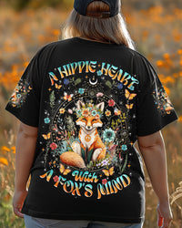 A HIPPIE HEART WITH A FOX'S MIND ALL OVER PRINT -  TLNZ1607251