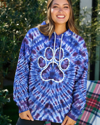 PURPLE BLUE SWIRL PAW  ALL OVER PRINT - YHHG1912252
