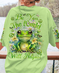 BE YOU THE WORLD WILL ADJUST ALL OVER PRINT - TYQY1411234