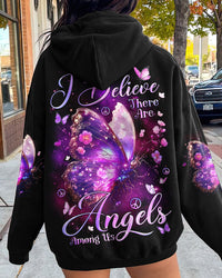 I BELIEVE THERE ARE ANGELS AMONG US BUTTERFLY ALL OVER PRINT - TLNZ1601244