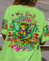 DON'T WORRY BE HOPPY FROG ALL OVER PRINT - TYQY1710233