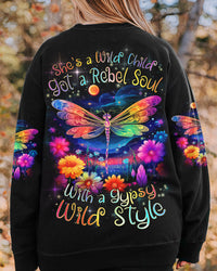SHE IS A WILD CHILD DRAGONFLY ALL OVER PRINT - TLNZ1210233