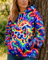 RAINBOW BURST CHRISTMAS DACHSHUND ALL OVER PRINT - YHLN0810261