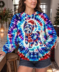FROSTY COLOR BURST YORKIE CHRISTMAS ALL OVER PRINT - YHHG0210265