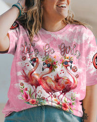 LET'S GO GIRLS FLAMINGO ALL OVER PRINT - TYTM1904243