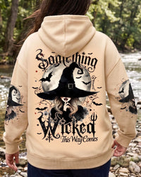 SOMETHING WICKED THIS WAY COMES HALLOWEEN WITCH ALL OVER PRINT - TYQY2507261
