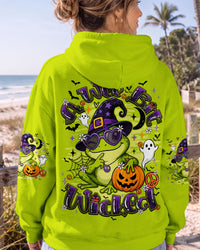 A WEE BIT WICKED FROG WITCH HALLOWEEN ALL OVER PRINT - TY2707261