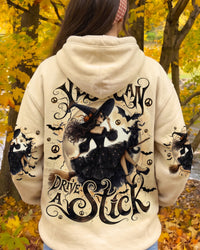 YES I CAN DRIVE A STICK HALLOWEEN WITCH ALL OVER PRINT - TYQY2907261