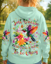 JUST BREATHE BUTTERFLY ALL OVER PRINT - YHHG1507251