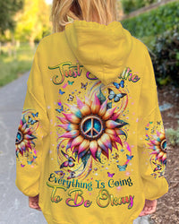 JUST BREATHE SUNFLOWER ALL OVER PRINT - TLNZ2110232