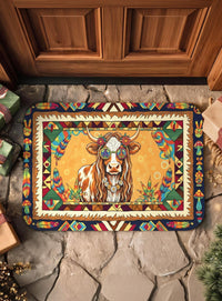 BOHO FUNNY HEIFER DOORMAT - YHHG0902263