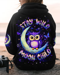 STAY WILD MOON CHILD OWL ALL OVER PRINT - YHHG2609251