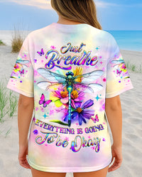 JUST BREATHE DRAGONFLY ALL OVER PRINT - YHHG0409251