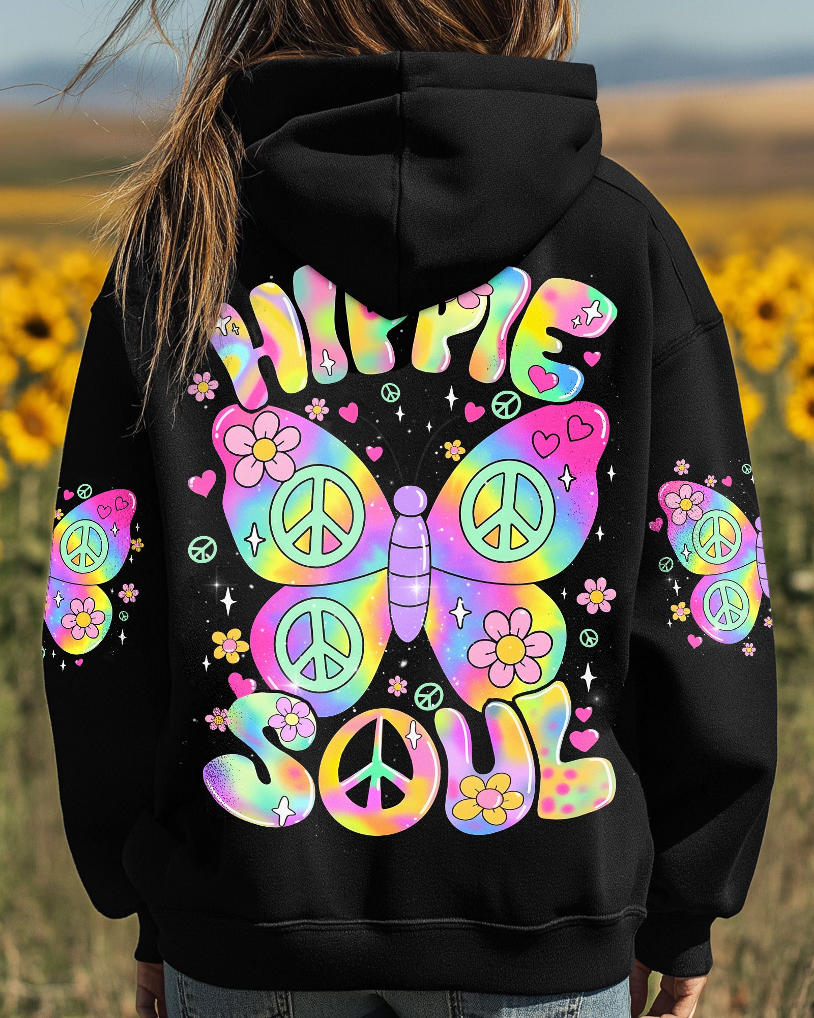 HIPPIE SOUL BUTTERFLY ALL OVER PRINT - TYQY0608252