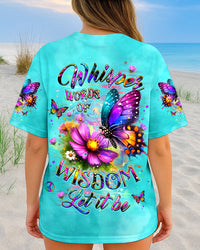 WHISPER WORDS OF WISDOM LET IT BE BUTTERFLY ALL OVER PRINT -  YHHG2808253