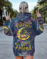 HELLO DARKNESS MY OLD FRIEND MOON BOOK ALL OVER PRINT - TLNZ1708233