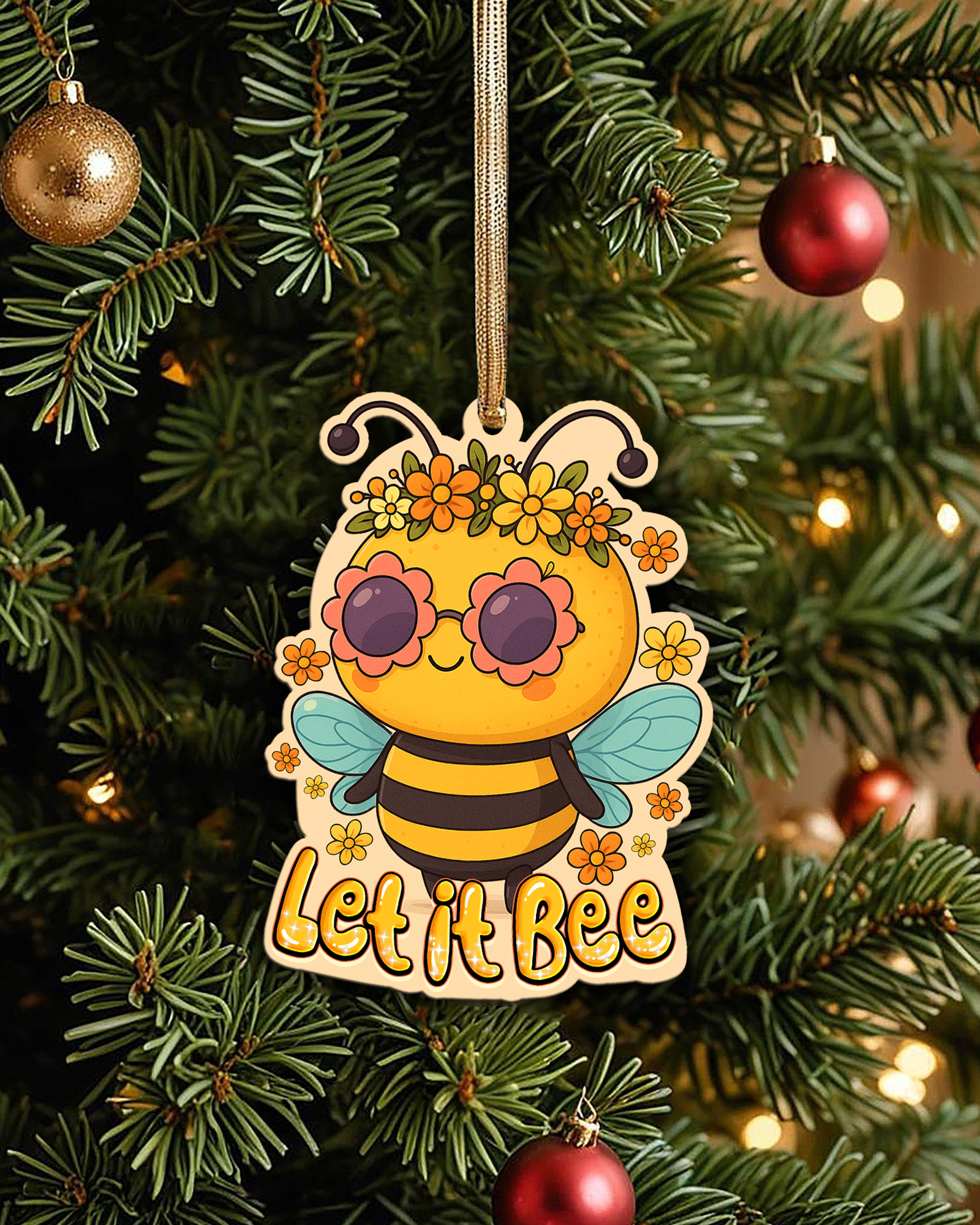 LET IT BEE ORNAMENT & KEYCHAIN - TYQY0508253