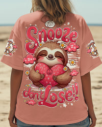 SNOOSE DON'T LOSE SLOTH HIPPIE ALL OVER PRINT - TY1007251