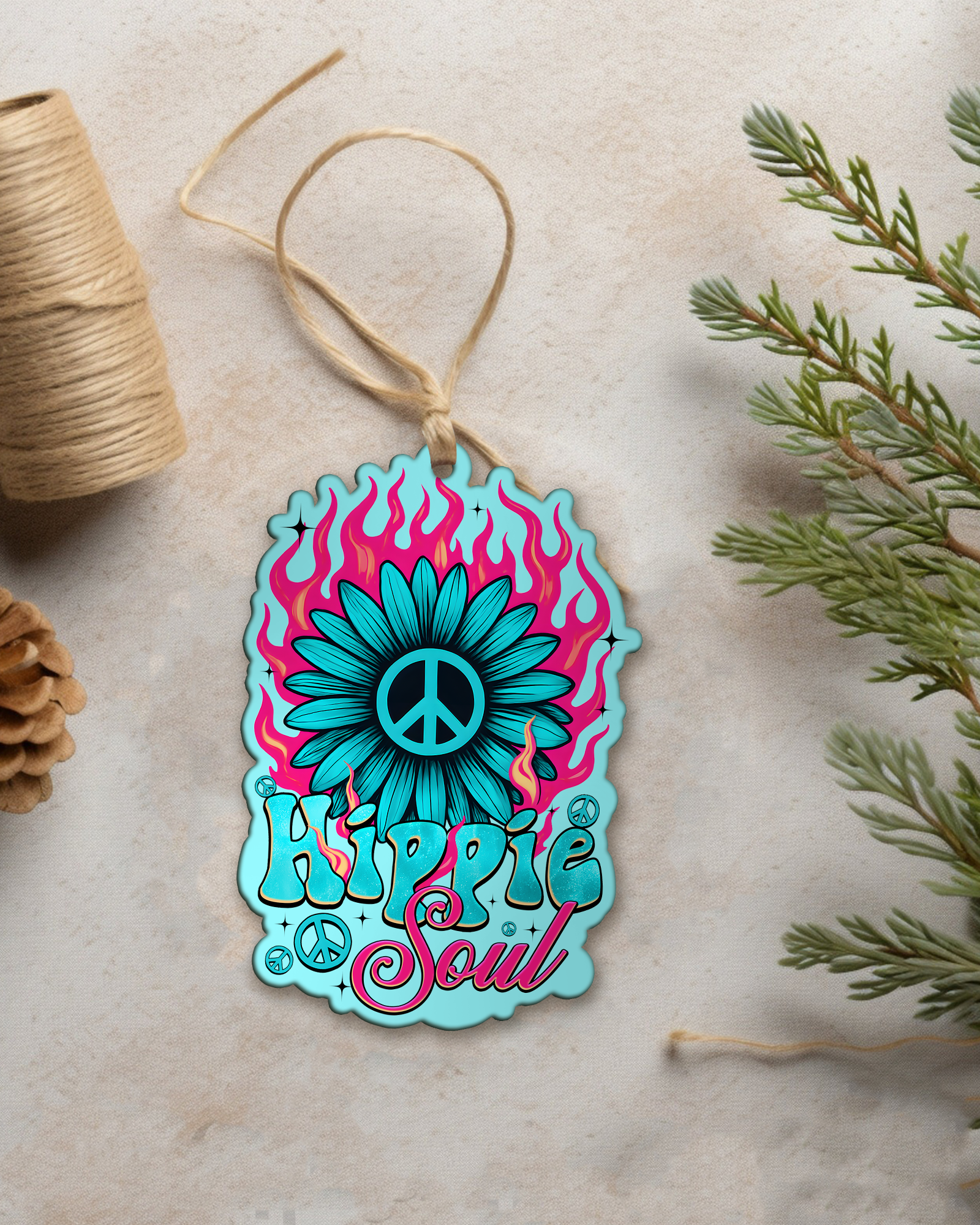 HIPPIE SOUL FLOWER ORNAMENT & KEYCHAIN - TYQY2208255
