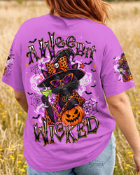 A WEE BIT WICKED HALLOWEEN CAT ALL OVER PRINT - TYQY0809262