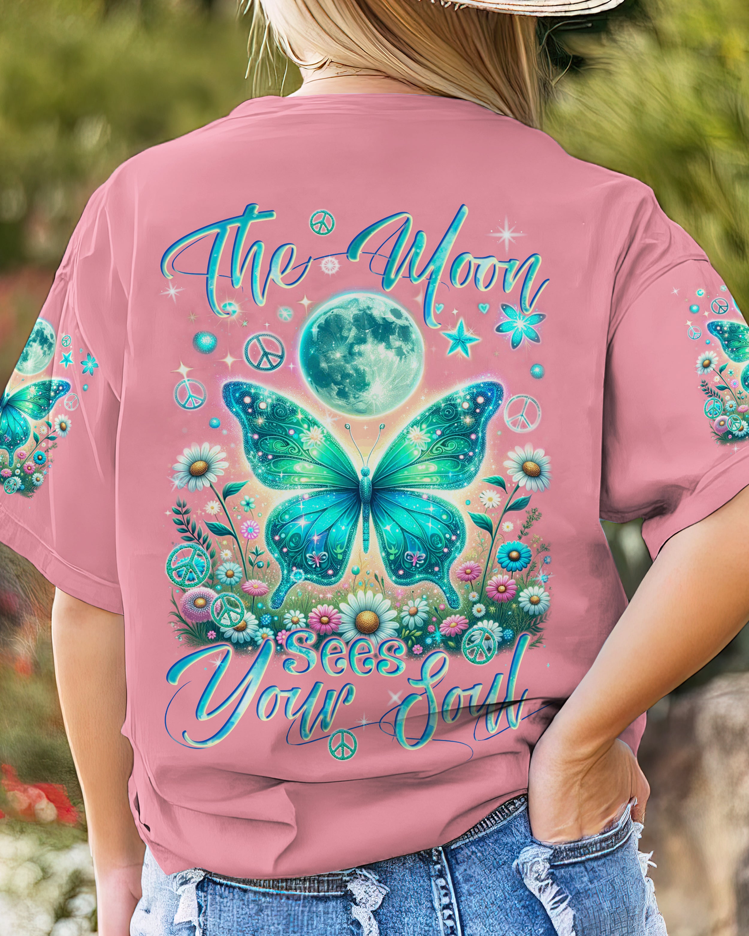 THE MOON SEES YOUR SOUL BUTTERFLY ALL OVER PRINT - TYQY0811231