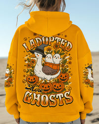 OOPS I ADOPTED MORE GHOSTS DUCK HIPPIE HALLOWEEN ALL OVER PRINT - TYQY1308253