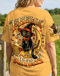 FEELIN' WITCHY CAT HALLOWEEN ALL OVER PRINT - TYQY0909264
