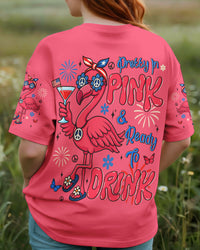 PRETTY IN PINK FLAMINGO ALL OVER PRINT - TYLN0304261
