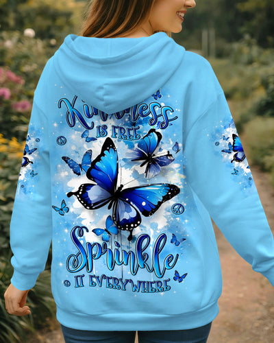 KINDNESS IS FREE SPRINKLE IT EVERYWHERE BUTTERFLIES ALL OVER PRINT - TYLN0403261
