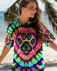 NEON COLORFUL PAW ALL OVER PRINT - TYQY2502261